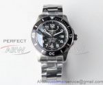 Perfect Replica Breitling Superocean ETA2824 Stainless Steel Case Black Face 44mm Watch